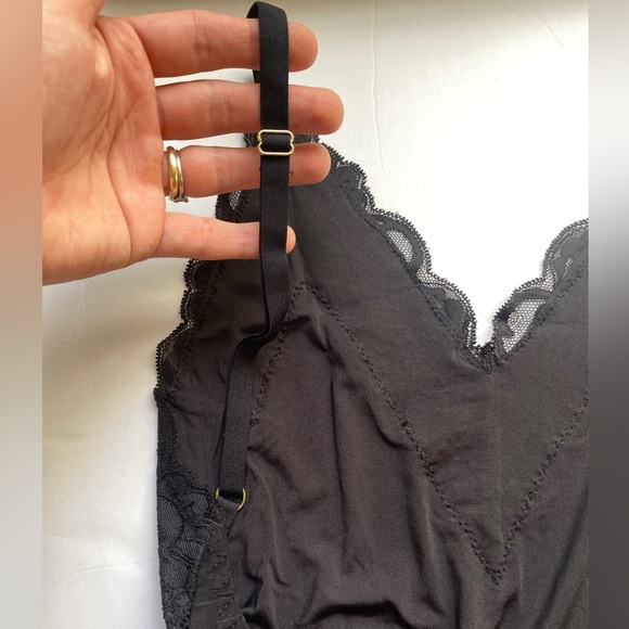 We are HAH/Free People Back Off Bodysuit Noir Size S - Picture 12 of 16